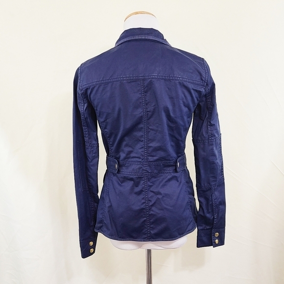 J. Crew Downtown Field Jacket navy blue utility size XXS - Picture 3 of 8